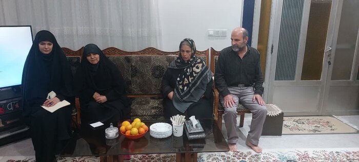 دیدار دستیار رئیس جمهور با خانواده کشته شدگان ناآرامی های سال گذشته در مازندران