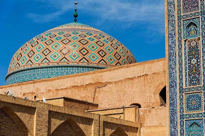 拥有900年历史的波斯古建筑:亚兹德聚礼清真寺 - IRNA Chinese