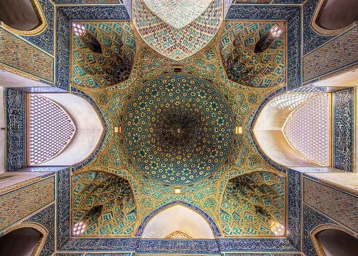 拥有900年历史的波斯古建筑：亚兹德聚礼清真寺