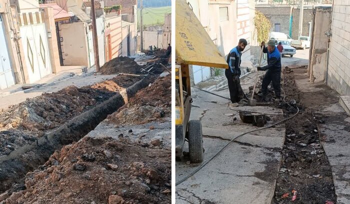 مسدودی خط انتقال فاضلاب در بزرگراه آزادگان باز شد