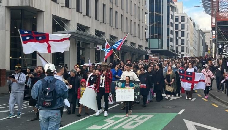 هزاران نفر در نیوزیلند علیه سیاست‌های دولت جدید این کشور تظاهرات کردند