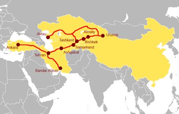 آسیای میانه در سودای بنادر جنوبی ایران از طریق مسیر ریلی