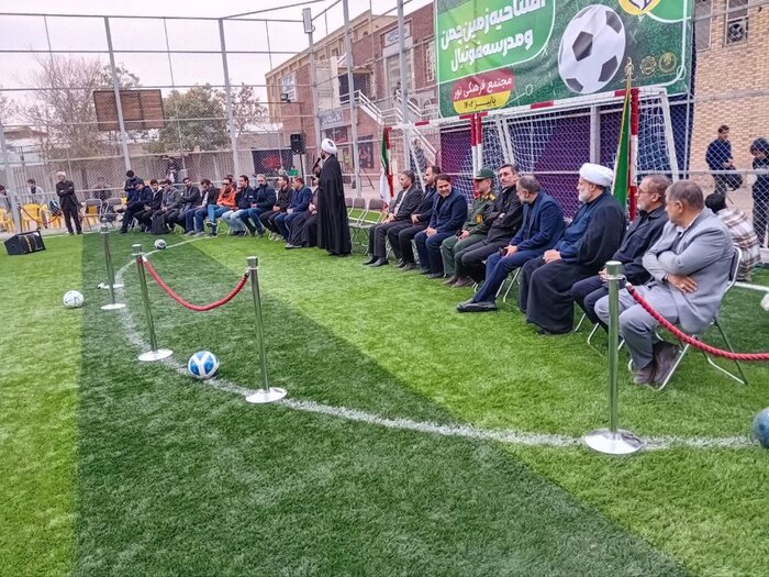 نخستین مدرسه تربیتی فوتبال کشور در قم افتتاح شد + فیلم
