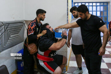 Iran weightlifting pro league in southwestern Iran