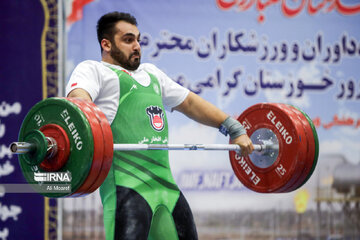 Iran weightlifting pro league in southwestern Iran