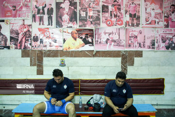 Iran weightlifting pro league in southwestern Iran