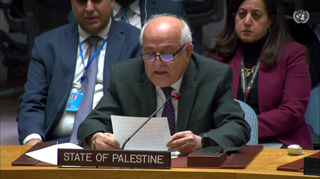 انتقاد شدید نماینده فلسطین از نقض قطعنامه شورای امنیت توسط اسرائیل