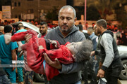امریکہ ، نیویارک میں بچوں نے فلسطینی بچوں کے لئے مظاہرہ کیا