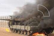 هدف قرار گرفتن یک تانک و جیب نظامیان رژیم اشغالگر