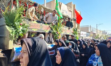 پیکر ۱۲ شهید گمنام دفاع مقدس وارد سیستان و بلوچستان شد 