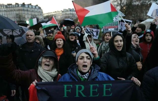 Écharpe palestine / Drapeau de palestine -  France