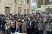 پیکر شهید مدافع امنیت در گرگان تشییع شد+ فیلم