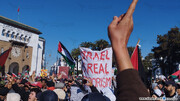 آلاف المغاربة يتظاهرون في الرباط تضامنا مع غزة