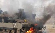 عقب‌نشینی صهیونیست‌ها از «فالوجا» زیر ضربات مقاومت /شکار ۲ تانک «مرکاوا» در خانیونس