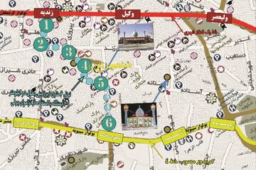تونل‌های مترو شیراز از زیر بافت تاریخی نمی‌گذرد
