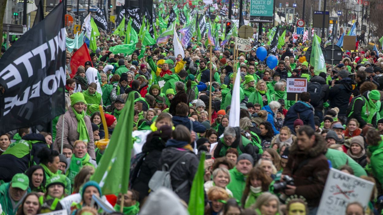 Belgique : Manifestation européenne contre l'austérité