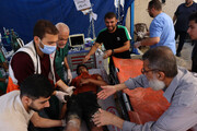 مرکز درمانی فعالی در غزه دیده نمی‌شود