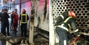 ۲ آتش‌سوزی در خرم آباد مهار شد