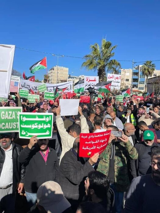 تظاهرات ضد اسرائیلی در اردن و قطر