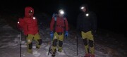 تلاش برای نجات ۲ کوهنورد گرفتار در ارتفاعات پیربالای مرند