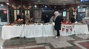 چهارمین بازارچه خود اشتغالی ویژه بانوان سرپرست خانوار در مترو تهران