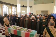 شهید گمنام فضای دانشکده فناوری نمین را عطرآگین کرد