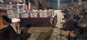 آیین وداع با هشت شهید گمنام در شهرکرد برگزار شد
