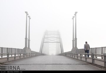 مه غلیظ شعاع دید را در ۶ نقطه خوزستان به ۵۰ متر کاهش داد