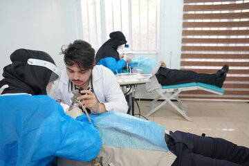 اردوی جهادی دندانپزشکی در جزیره خارگ برگزار شد