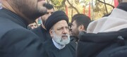 President Raisi attends funeral for newly discovered martyrs