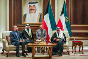 اسلامی جمہوریہ ایران کے وزير خارجہ کی کویت کے نئے امیر سے ملاقات