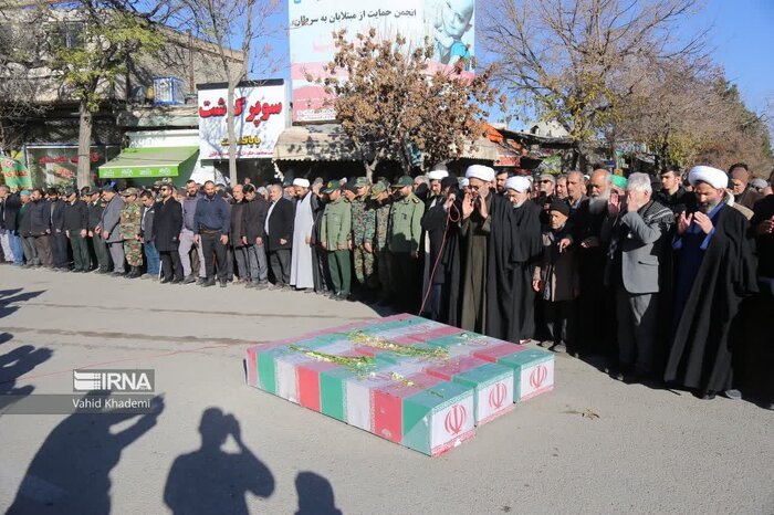 پیکر پاک پنج شهید گمنام در خراسان شمالی تشییع شد