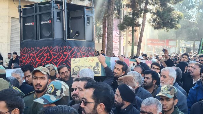 تشییع شهدای گمنام در بیرجند با حضور گسترده مردم