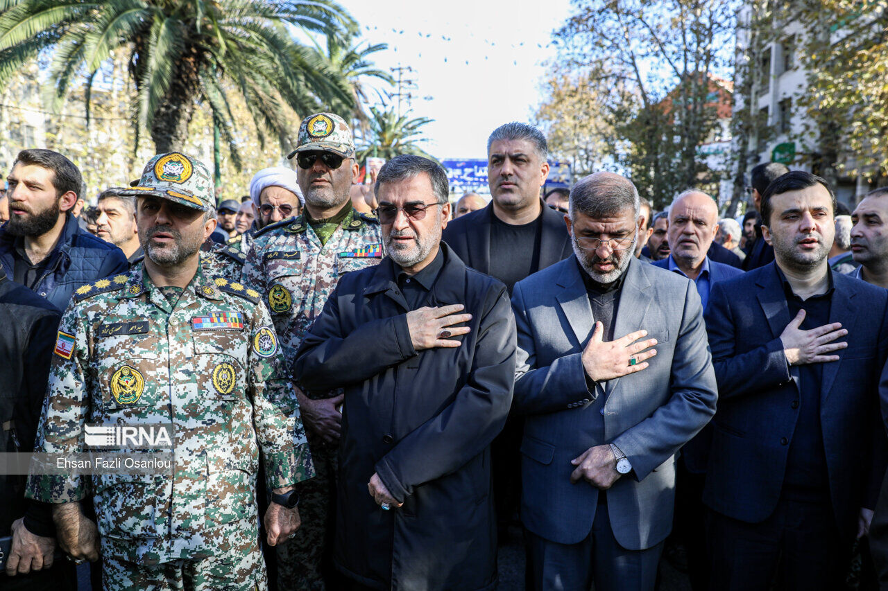 استاندار: شکوه حضور مردم مازندران در تشییع شهدای گمنام ستودنی است