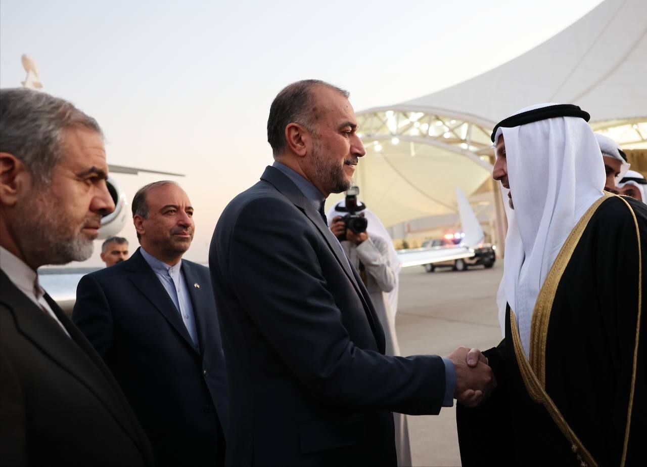 استقبال وزیر خارجه کویت از امیرعبداللهیان