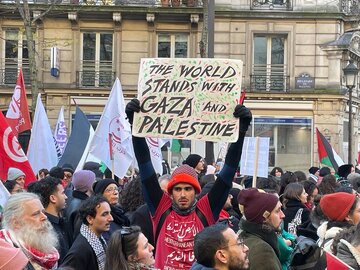 France-Gaza : Des Parisiens manifestent en soutien à la Palestine