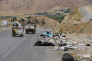 حریم راه‌های بین شهری مازندران محصور زباله +فیلم