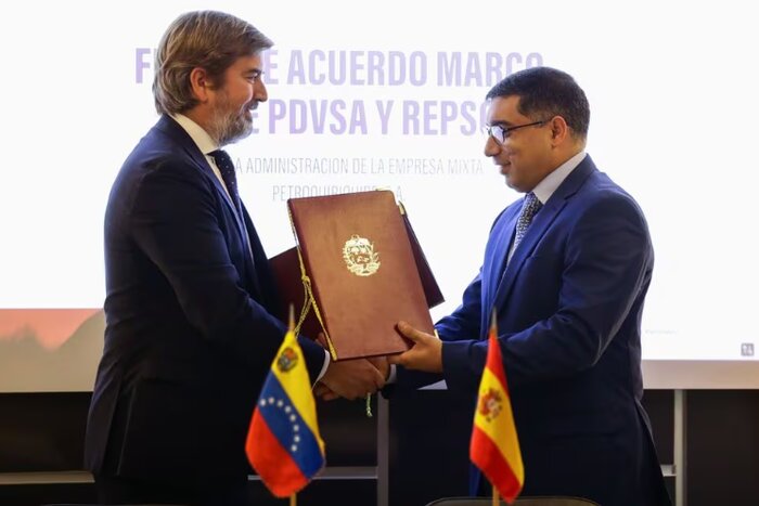 امضای توافق میان شرکت نفت دولتی ونزوئلا و «رپسول» اسپانیا