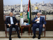Gaza : AmirAbodlhian et Haniyeh se rencontrent à Doha