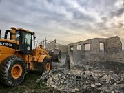 ۱۶۰ سازه غیرمجاز در روستای «بهار» مشهد قلع و قمع شد