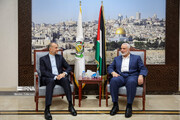 Ministro de Relaciones Exteriores de Irán y el líder de HAMAS discuten los últimos acontecimientos en Gaza