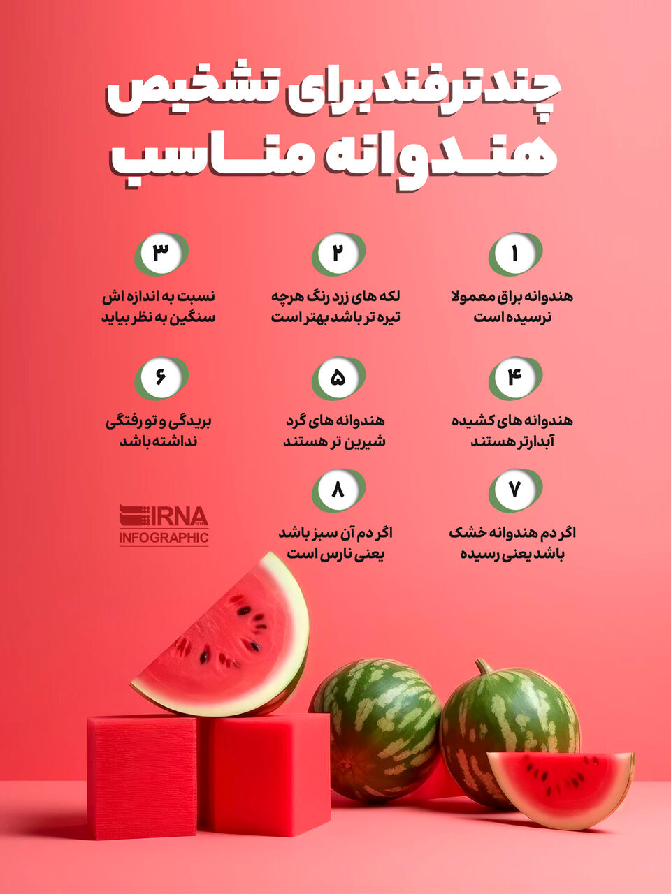 چند ترفند برای تشخیص هندوانه مناسب شب یلدا چند ترفند برای تشخیص هندوانه مناسب شب یلدا