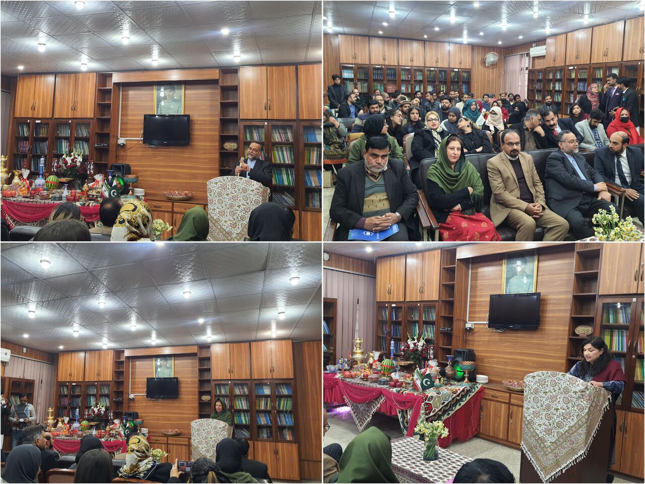 برگزاری‎ مراسم شب یلدا با حضور دانشجویان زبان فارسی در پاکستان+فیلم