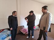 افتتاح گرمخانه  در مارلیک شهرستان ملارد/ توزیع بسته معیشتی در شب یلدا