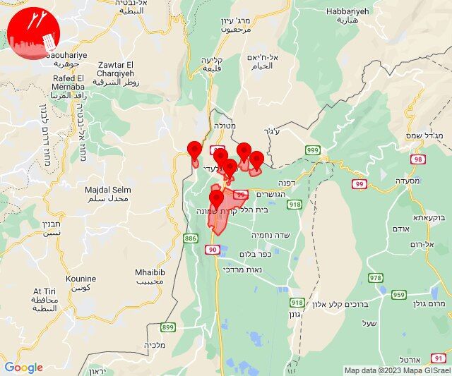 Hezbollah fires several rockets at Israeli-occupied town