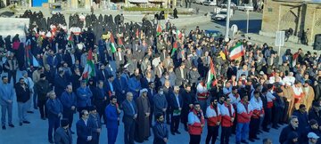 تجمع مردمی "غزه تنها نیست" در شهرکرد برگزار شد