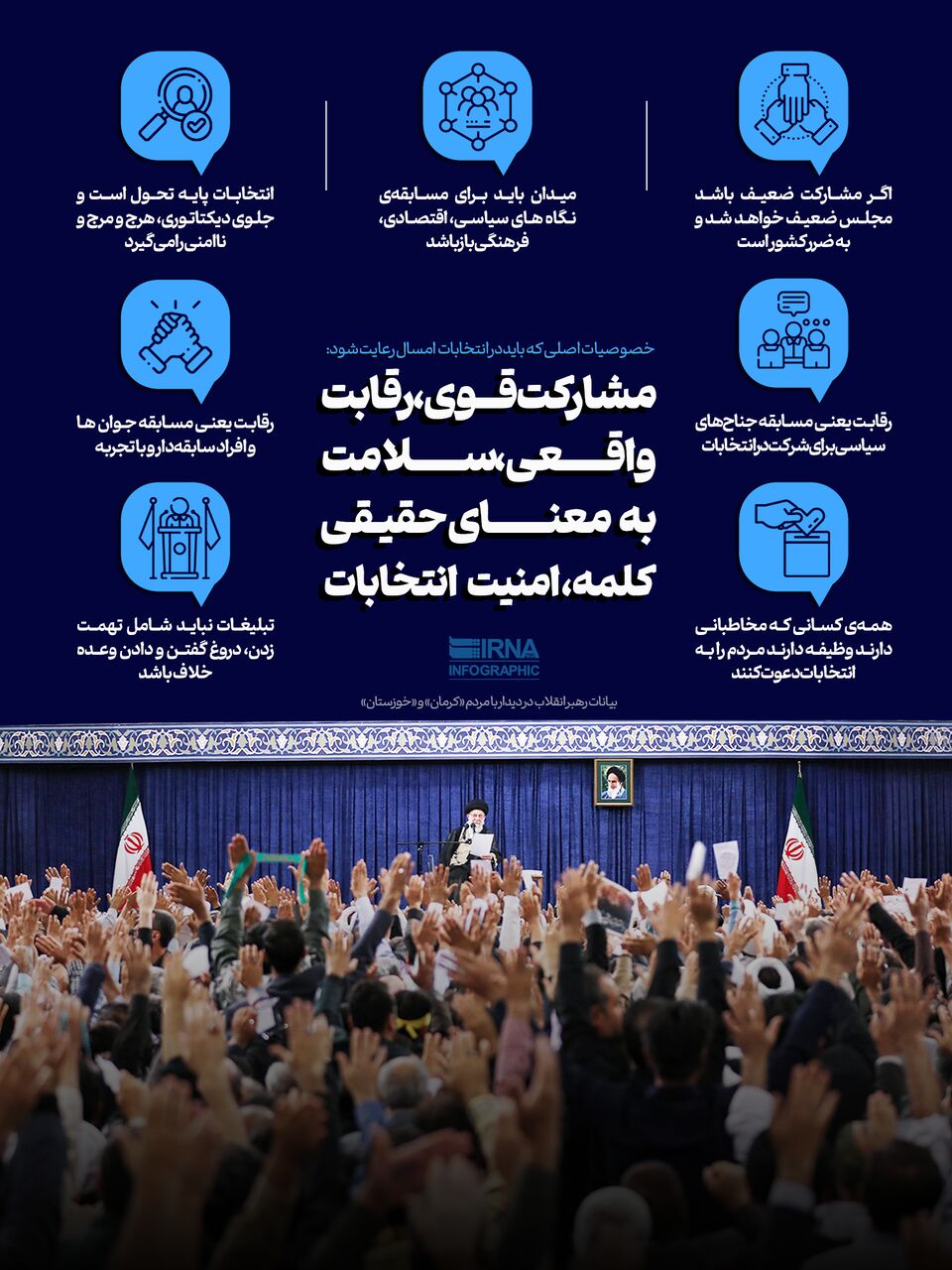 انتخابات مانع دیکتاتوری، هرج و مرج و ناامنی