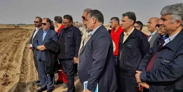 "مزرعه زیستی خاک پالایی نفت " در گوره دیلم افتتاح شد