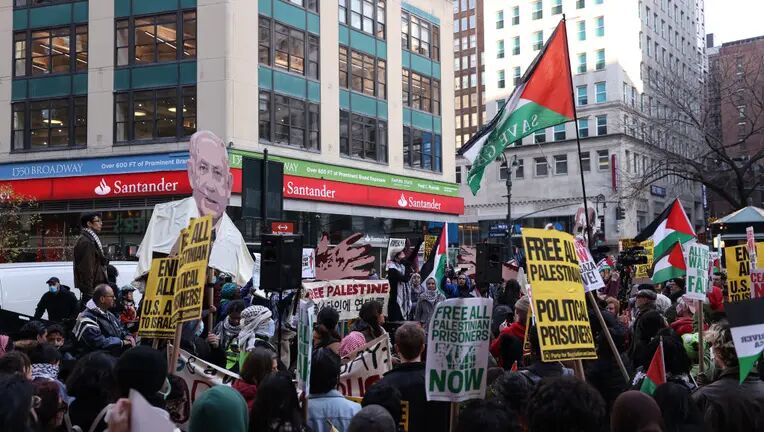 حامیان فلسطین در آمریکا خواستار تحریم خرید کریسمس به‌نفع غزه شدند