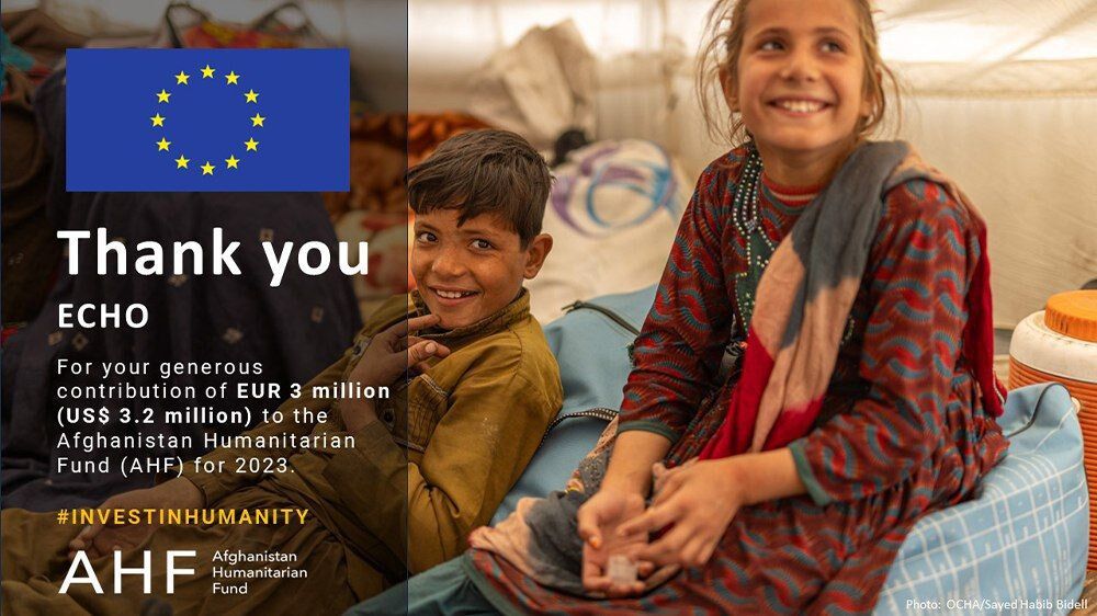 کمک سه میلیون یورویی اتحادیه اروپا به صندوق بشردوستانه افغانستان